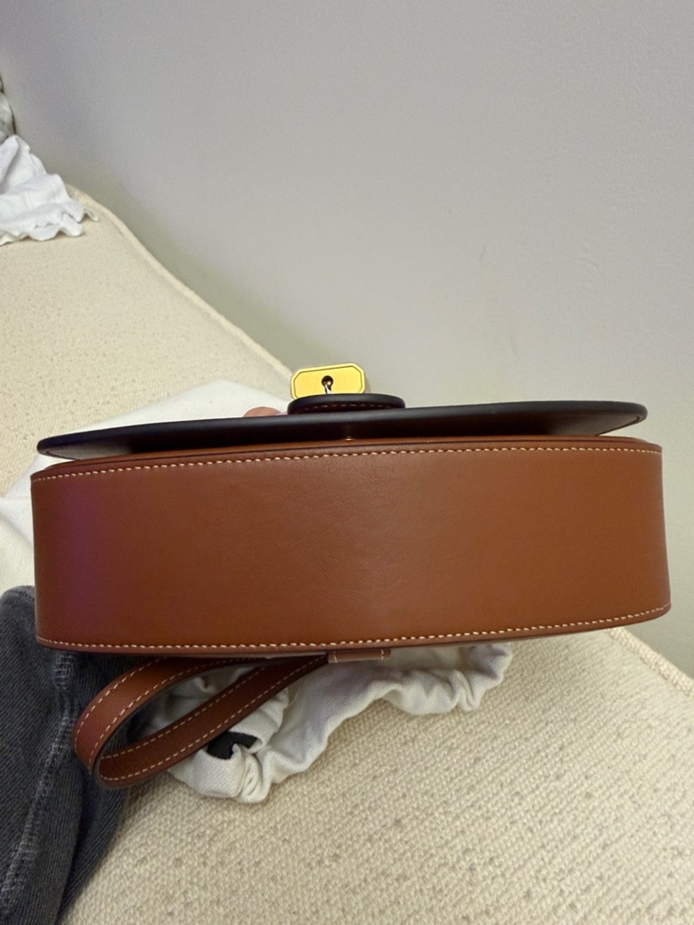 Celine Tabou Leather Handbag - Picture 10 of 10
